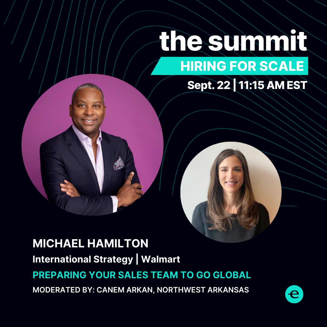 In this session, <a href="/Hamilton_CI/">Michael Hamilton</a>, International Strategy for Walmart, shares his 25+ years of success in growing businesses within new markets and expanding existing markets.⁠ Moderated by <a href="/canemarkan/">Canem Arkan</a> <a href="/endeavor_nwa/">Endeavor Heartland</a>

More details here: bit.ly/3hDNl4l.