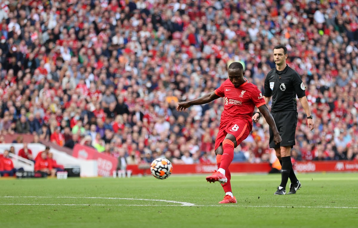 Sadio Mane, Mohammed Salah and Naby Keita all scored as Liverpool marched on to the top of the Premier League table with a win against Crystal Palace at Anfield.

Liverpool 3-0 Crystal Palace; Mane 43' Salah 78' Keita 89'

#lfc #cpfc