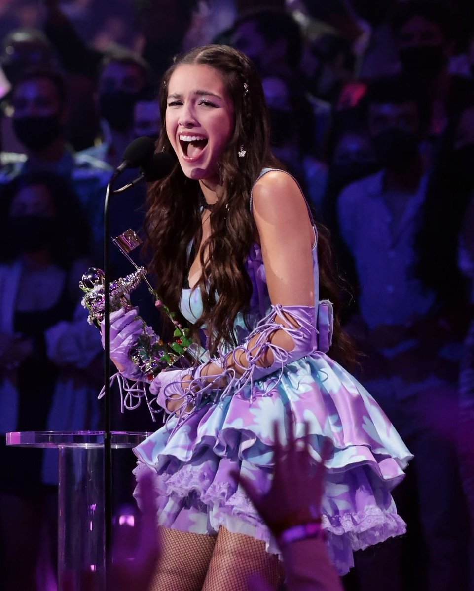 our faces today when @Olivia_Rodrigo takes the #iHeartDayStage today at 2p et! watch at livexlive.com 💜