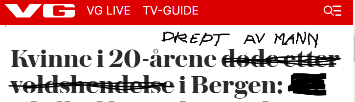 Hjelper VG-desken litt her. Ingen årsak.