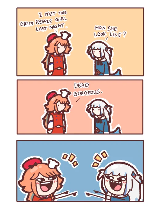 #gawrt #ArtsOfAshes 

🔱🐔: Eyyy!!~ 