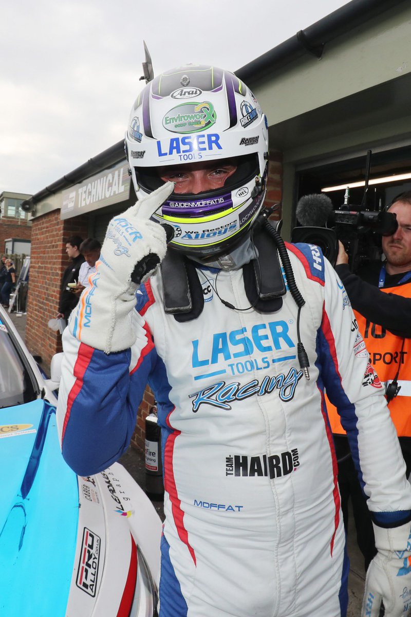 AidenMoffat16's tweet photo. Buzzing, P1 in qualifying at @Croft_Circuit making it my first ever @BTCC pole position🙌🏽 
Massive thanks to all the team and sponsors for the support, looking forward to race day tomorrow 🏁 https://t.co/BRtY2TgwUb