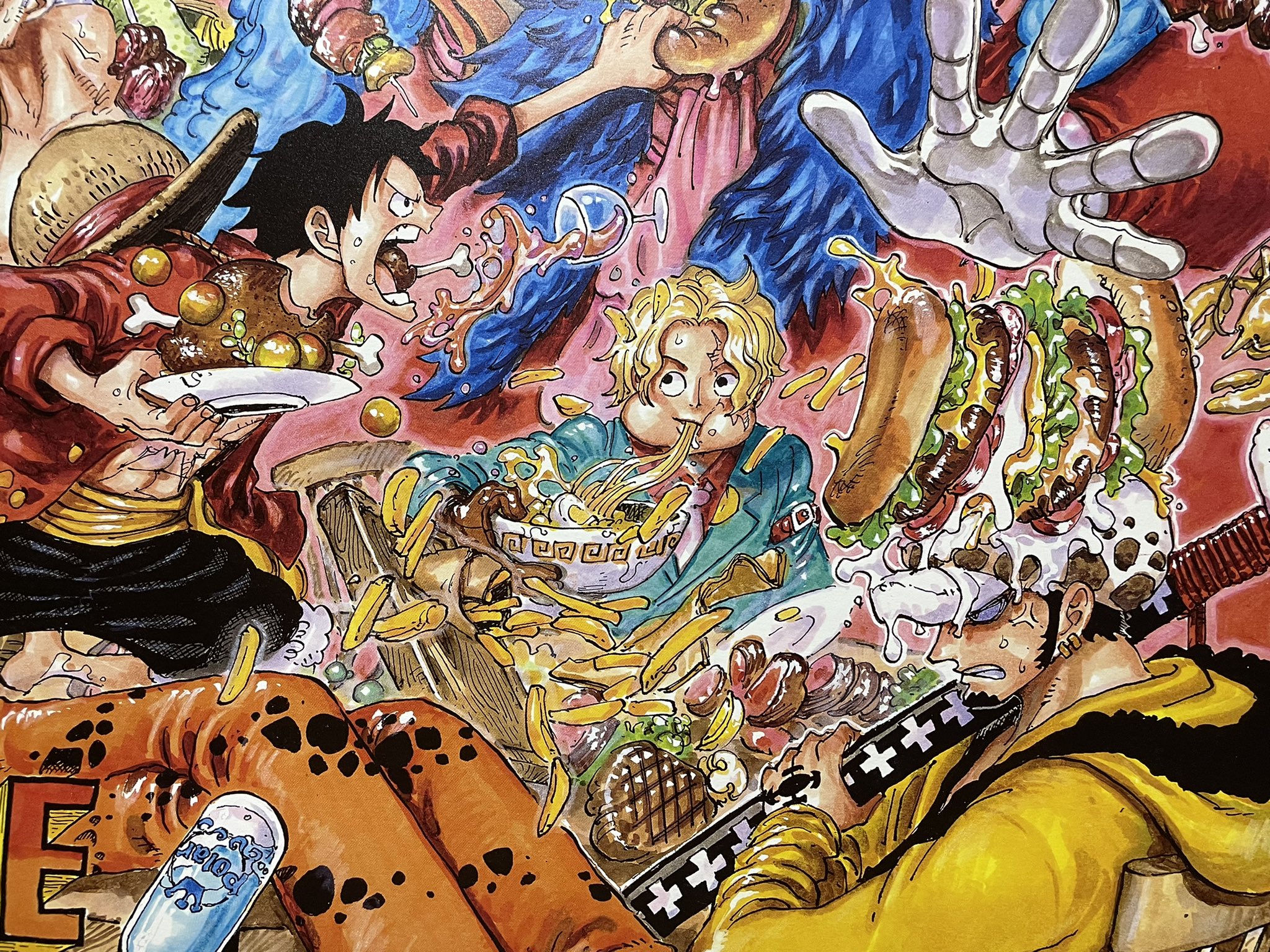 かる 実家のカレンダーがonepieceなんだけど9月10月の扉絵良き スタンピードのやつだ T Co Tqfjthci7w Twitter