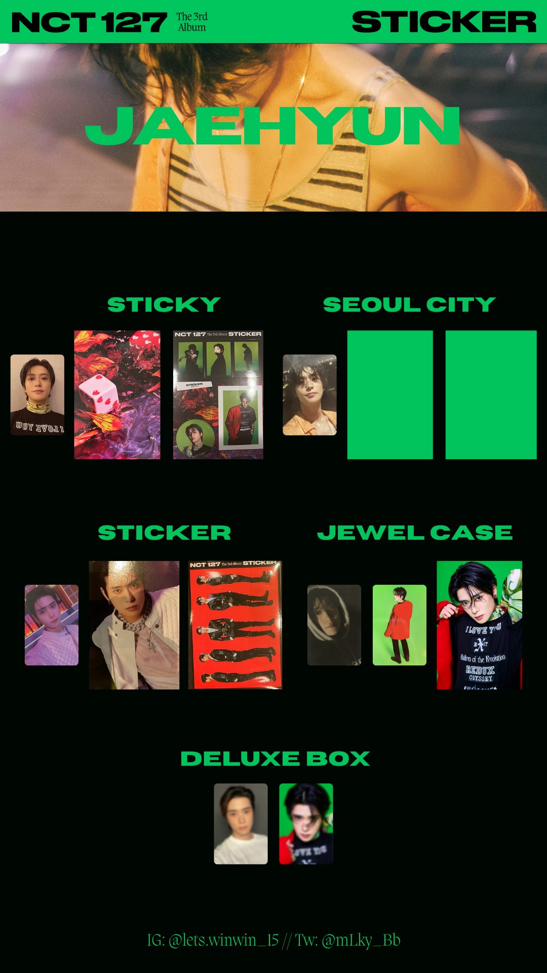 NCT127 sticker deluxe box ジェヒョン Huge Unboxing ☆ NCT 127 엔시티 Sticker Deluxe Box Albums