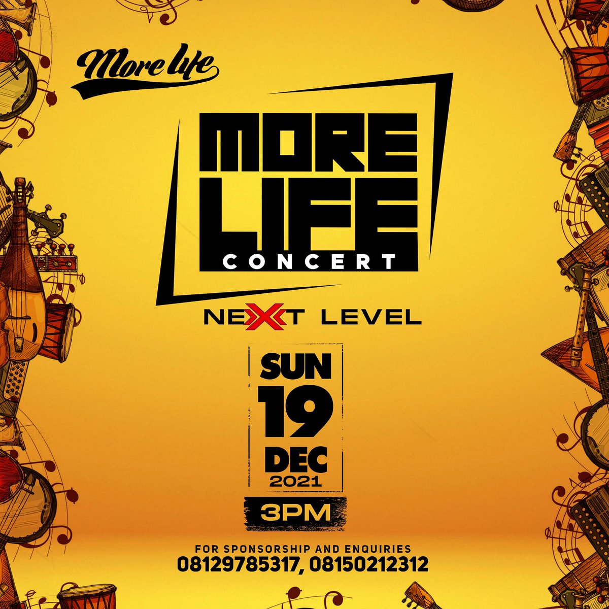 You've been asking for it
You've been waiting for it
The concert that makes you fall in love with everything art is here once again
Ladies and gentlemen, More Life Concert is back!!!
I know you're excited... 
So save the date and brace yourself 
#NextLevel
#morelifeconcert2021
