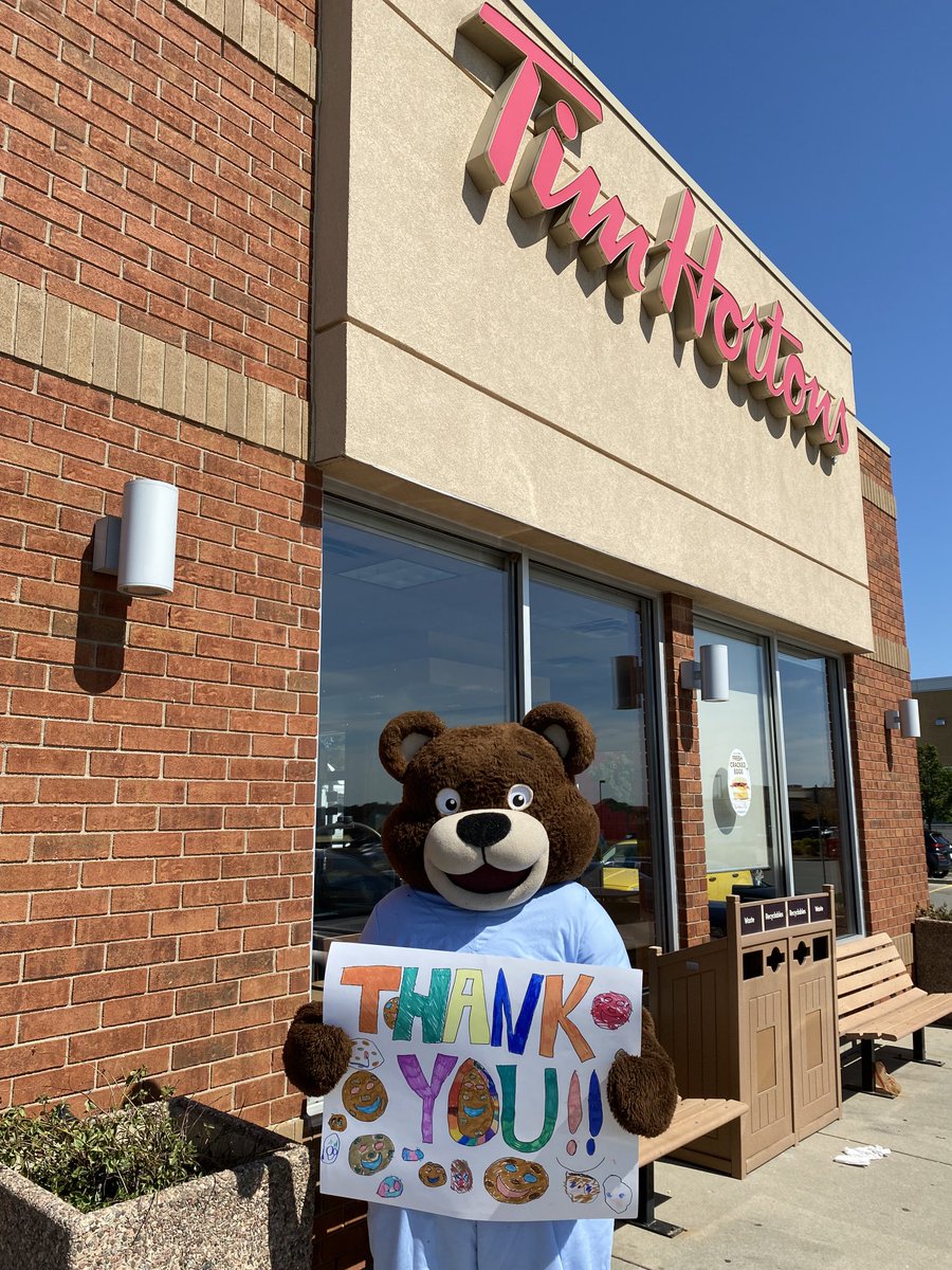 Dr. Beary Goode says there is still time to get a Smile Cookie!  Thank you ⁦<a href="/TimHortons/">Tim Hortons</a>⁩ Proceeds supporting <a href="/chfhope/">Children's Health Foundation</a> ⁦<a href="/InvestChildren/">InvestinginChildren</a>⁩ #smilecookie
