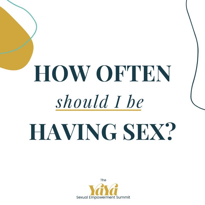 join_yaya's tweet photo. Today’s #YaYaSexpo countdown question: How often should I be having sex? 

This may not be what you want to hear, but there really is NO magic number. That’s right, there is no “normal” or “healthy” amount of sex you should be having. https://t.co/0ZJxAkJV8t