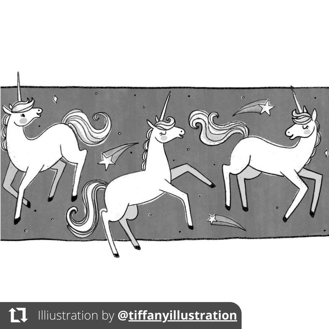 Equine whimsical illustration by @tiffanyillustration using Grutbrushes.
#GrutBrushes #digitalillustration