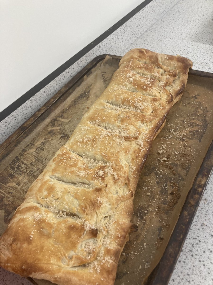 WaltonFood's tweet photo. Year 11 and 10 cooking this week - Apple Jalousie and a little closer to home Cornish Pasties. https://t.co/DtAO9LAuwu