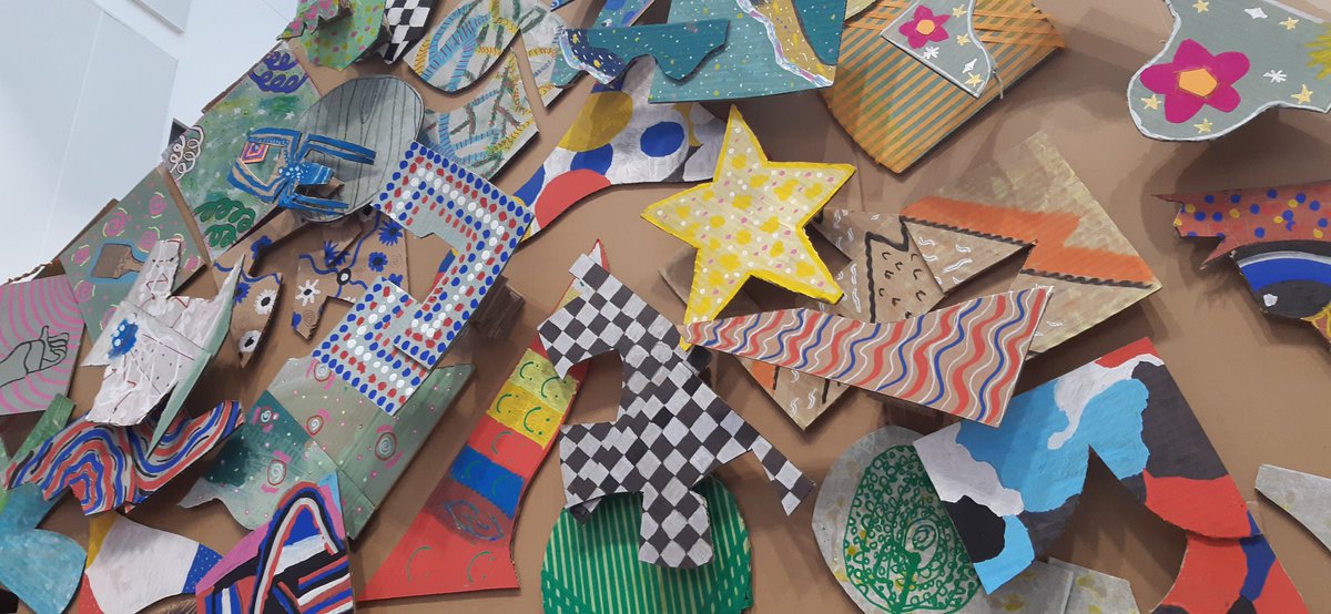 A personal thank you to the fabulous <a href="/154collective/">154collective</a> for spending a sunny Saturday in the LRC <a href="/HarrogateHigh/">HarrogateHighSchool</a> to finish the 'Wonder' installation in the LRC. Thank you also to <a href="/FriendsMercer/">FriendsoftheMercer</a> for helping to fund the installation.