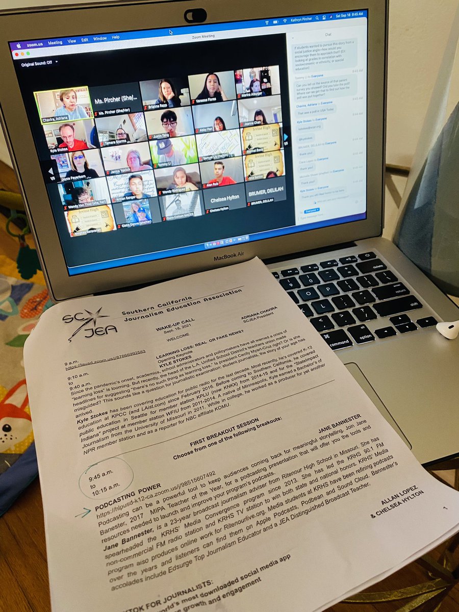 #wakeup2020 <a href="/SoCalJEA/">SoCal JEA</a> Choosing a breakout session was difficult! I started with TikTok for Journalists. <a href="/AnnenbergMedia/">USC Annenberg Media</a> <a href="/USCAnnenberg/">USC Annenberg</a> I want to set up a field trip for my high school <a href="/MillikanCorydon/">Millikan Corydon</a> staff! @cheryl_savio
