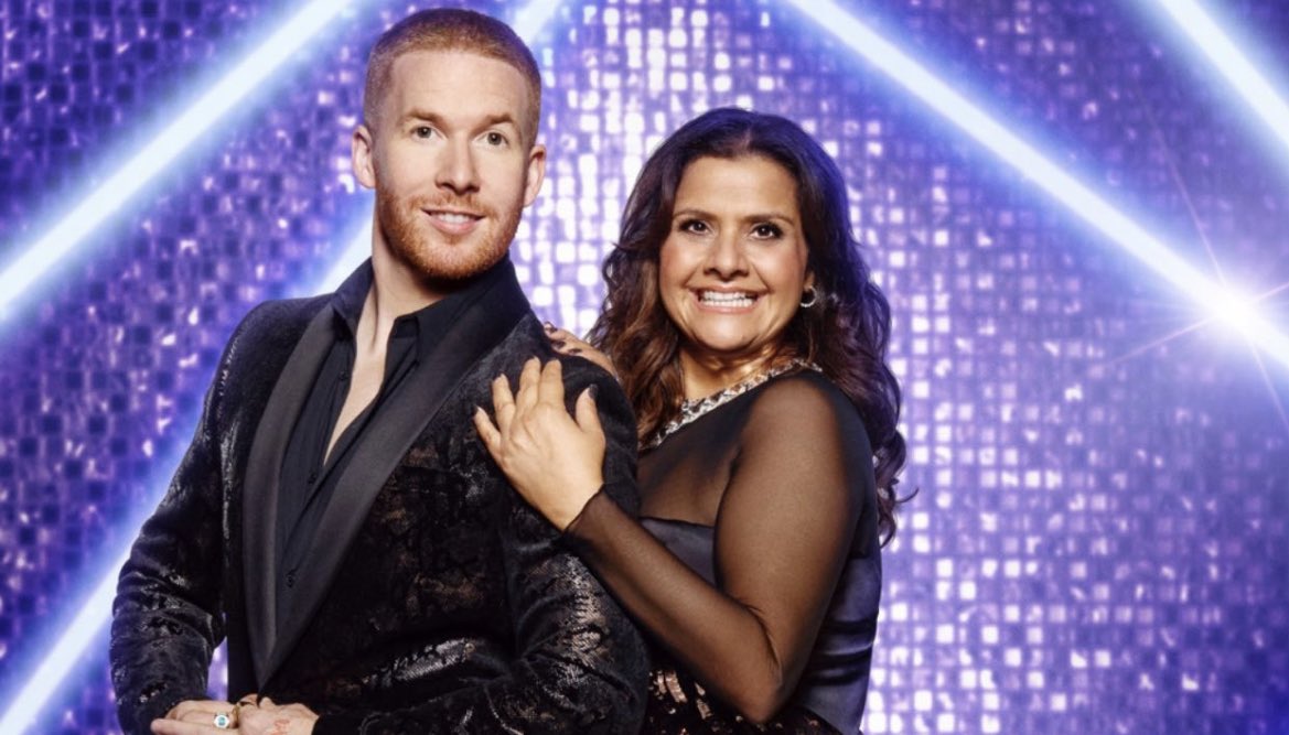 Nina &amp; Neil are our next pairing!✨ #Strictly <a href="/Nina_Wadia/">Nina Wadia OBE</a> <a href="/Mr_NJones/">Neil Jones</a>