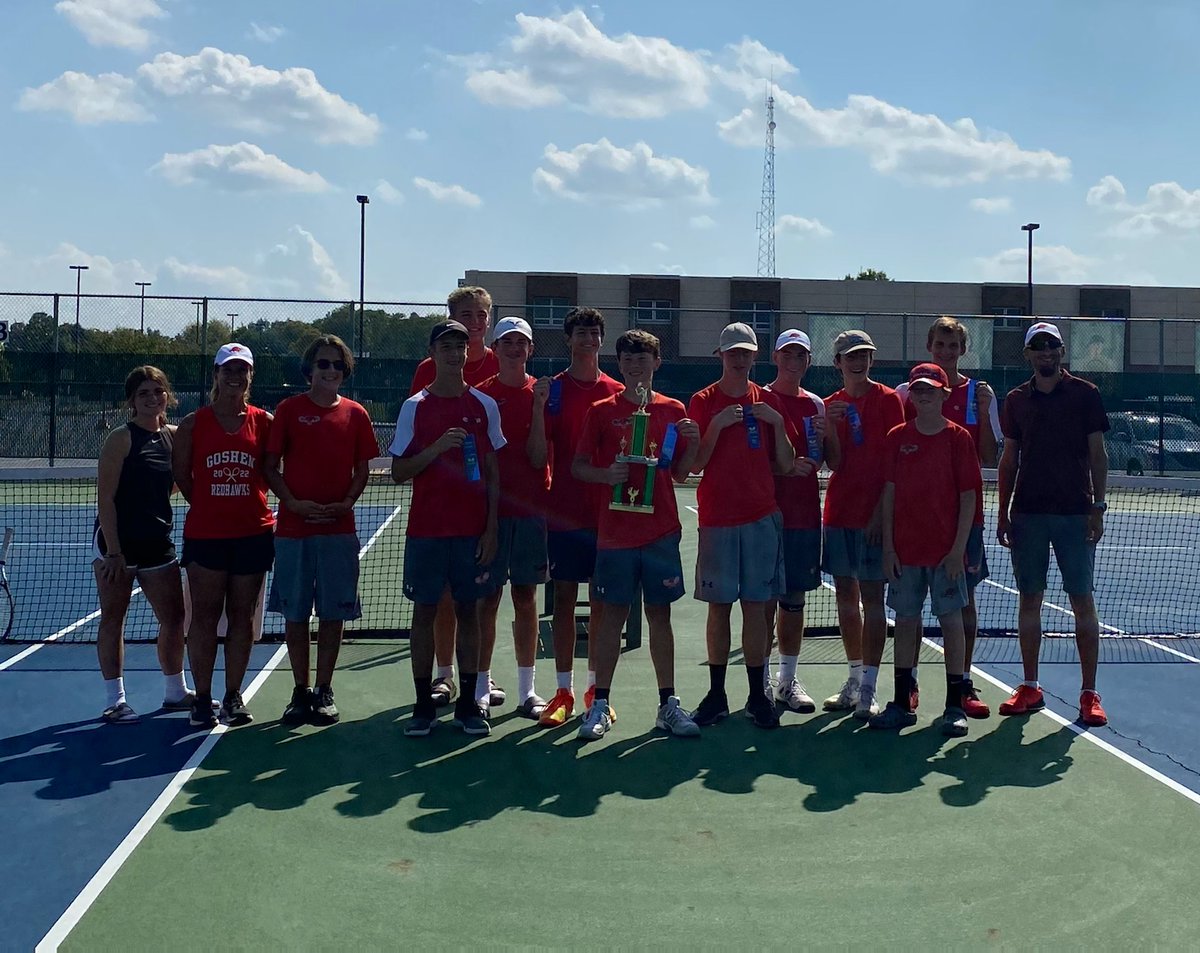 JV completed a great day for the RedHawks by finishing first at all 5 positions at the JV NLC Tourney and first overall to repeat as champions!