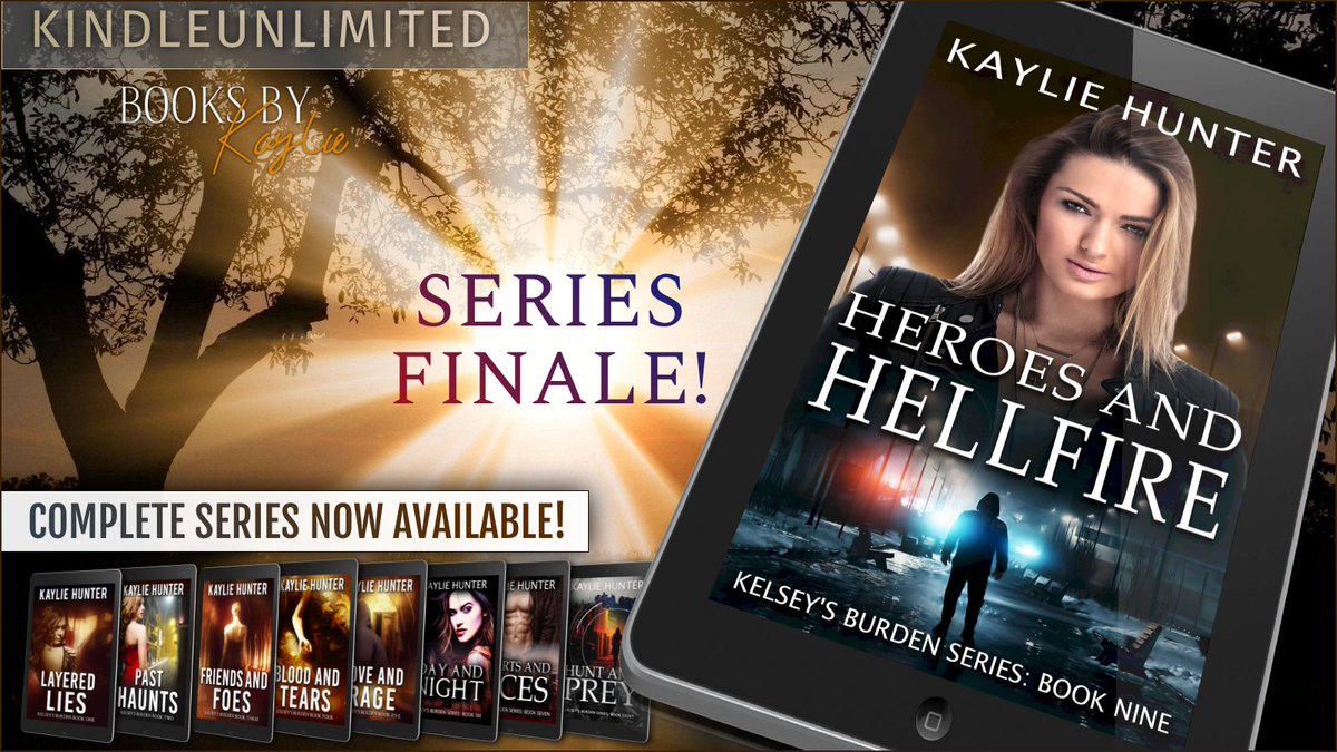BooksByKaylie's tweet photo. SERIES FINALE NOW AVAILABLE!
If you like fast-paced crime fiction with badass female leads, then you found your next binge-read! #WomensFiction #KindleUnlimited #CrimeFiction  
Amazon Series Page: https://t.co/YTaBIZGAMD https://t.co/GI7i1qeDU3