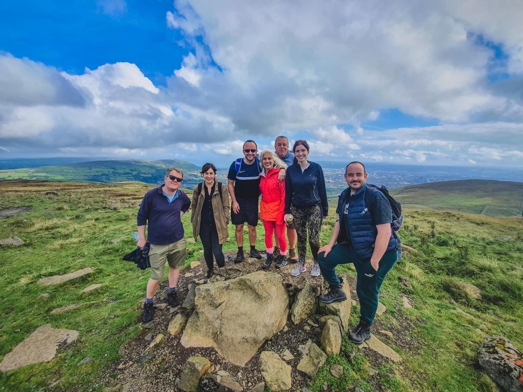 ClodaghLRice's tweet photo. When @SharmaBenson walks the legs off us 🥾 casual 20,000 steps round Divis @andrewkime @afcderm @NewsDeclan @McGurkEamonn @ClaireSmyth23 #gowalking #divis #belfast https://t.co/ESvH8YFGeL