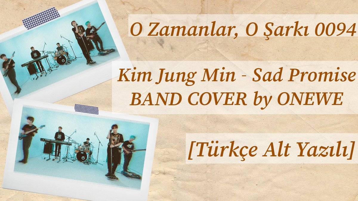 ONEWETURKEYSUBS's tweet photo. [📺] |ÇEVİRİ|
ONEWE'nin "O Zamanlar, O Şarkı" serisinin ikinci cover'ı olan Kim Jung Min - Sad Promise şarkısını sizler için çevirdik. Saat 21.00'de ilk gösterimini izleyebilirsiniz🍀

▶️https://t.co/WlYyUPOeWA

#ONEWE #원위 #PlanetNine_AlterEgo @official_ONEWE https://t.co/YglgVb0AIG