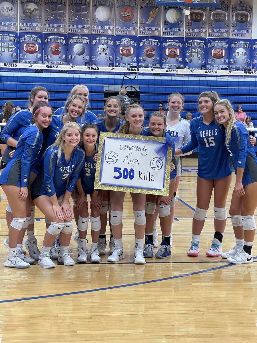 GR_Rebels's tweet photo. Congratulations to Ava Wyatt on reaching the 500 kill milestone today! @IGHSAU #iahsvb https://t.co/ByXg4LalPN