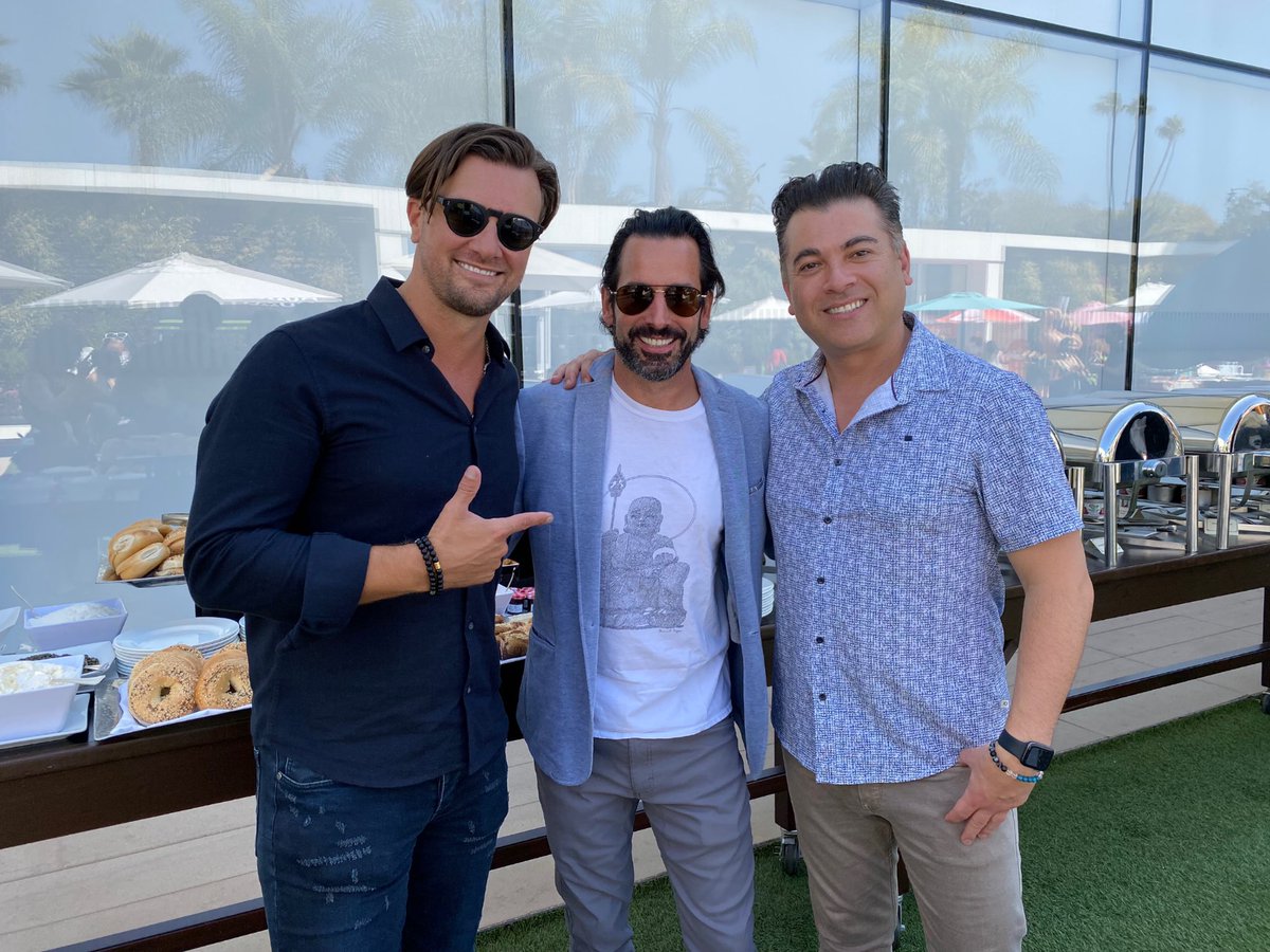 KENT SPEAKMAN (@kentspeakman) on Twitter photo Back at it with these gents getting Eco-Emmys ready thanks to <a href="/producerdeb/">Debbie Durkin, Producer</a> at #ecoluxlounge <a href="/beverlyhilton/">The Beverly Hilton</a> - the @laweekly <a href="/billbakho/">Bill Bakho</a> - @angelenomagazine <a href="/christophergia/">Christopher Gialanella</a> - @knekttv <a href="/kentspeakman/">KENT SPEAKMAN</a> trio with our shiny negative tests and day outside in the sun!
#emmys2021 Back at it with these gents getting Eco-Emmys ready thanks to <a href="/producerdeb/">Debbie Durkin, Producer</a> at #ecoluxlounge <a href="/beverlyhilton/">The Beverly Hilton</a> - the @laweekly <a href="/billbakho/">Bill Bakho</a> - @angelenomagazine <a href="/christophergia/">Christopher Gialanella</a> - @knekttv <a href="/kentspeakman/">KENT SPEAKMAN</a> trio with our shiny negative tests and day outside in the sun!
#emmys2021