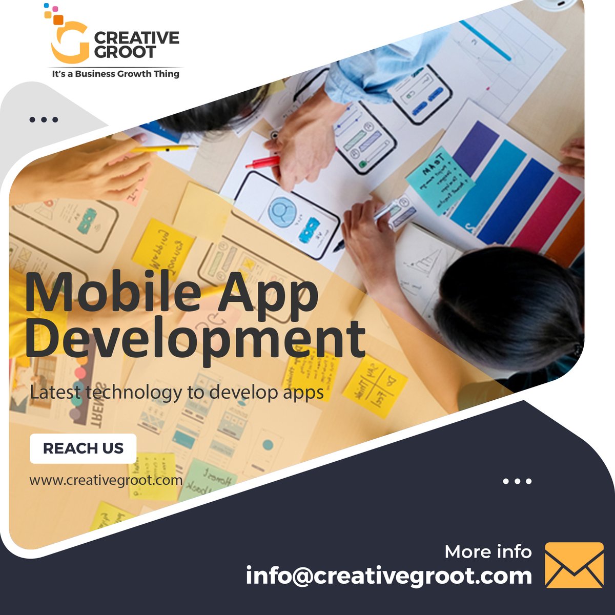 CreativeGroot's tweet image. We build the technology architecture of the application in a way that it incorporates evolving business needs.

Reach Us: creativegroot.com
Email: info@creativegroot.com

#digitalmarketingtips #digitalmarketingexpert #marketingstrategy #businessmarketing #appdevelopment