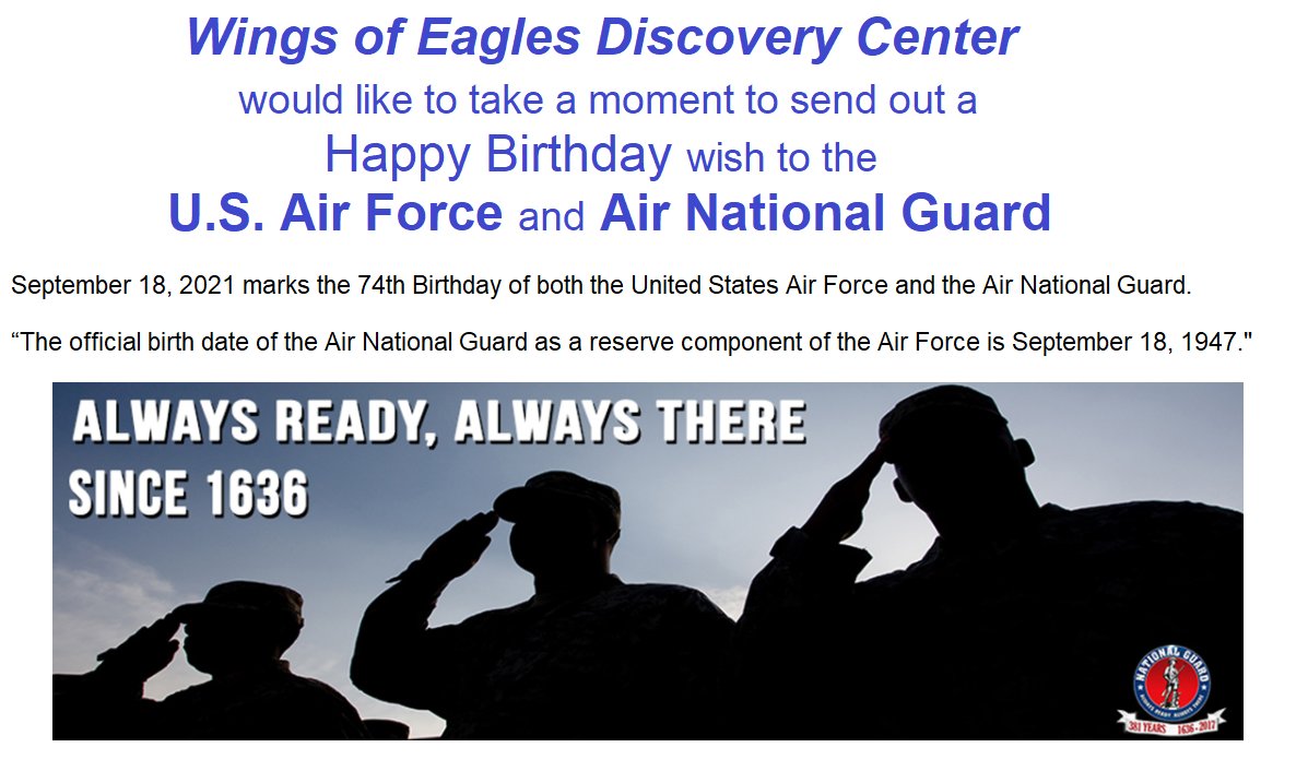 Wings of Eagles Discovery Center tweet media