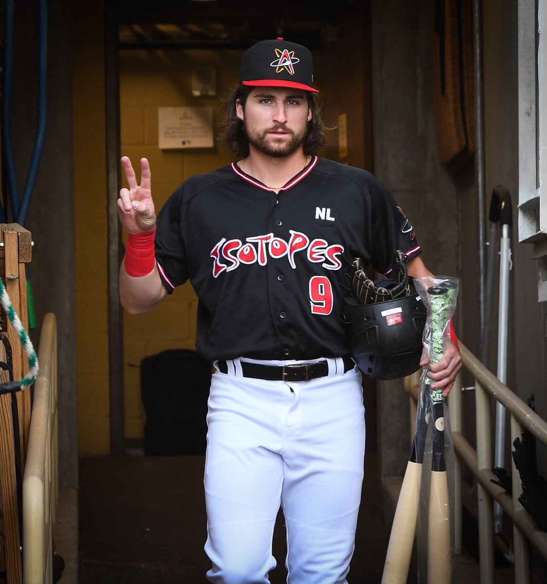 ABQTopes's tweet photo. Congratulations to @RyanVilade on getting called up to @rockies, his @MLB debut will be today as he’s starting in left field vs @Nationals https://t.co/8h5Orkavg0