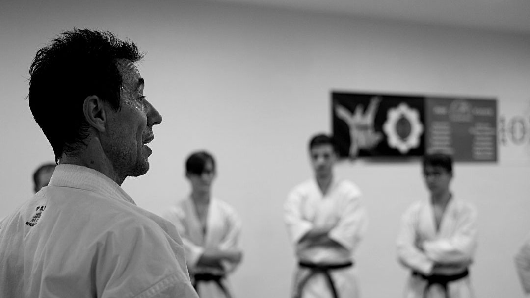 karatepalau's tweet photo. Escucha, comprende...y después practica. 

#Palau #karate #train https://t.co/vqMK5YX076