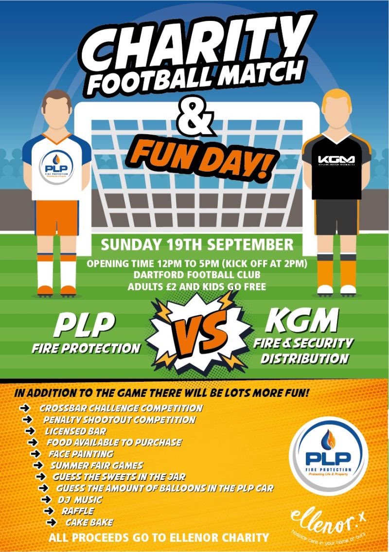 It’s tomorrow- PLP Charity Football Match and Fun Day #football #charity #ellenor