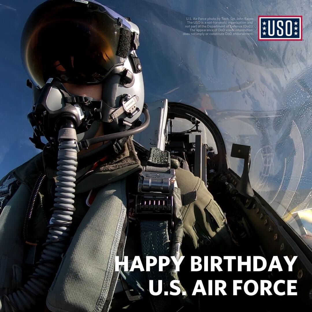 Happy 74th birthday to the United States Air Force! Thank you to our airmen, past and present, for bravely serving as our country’s fighting force in the skies. #betheforce