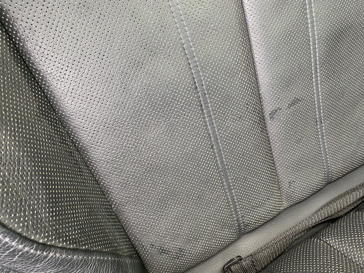 shwrresponsibly's tweet photo. @Audi I'm having trouble with the seats on my 18 A5 Sportback.  The are prematurely drying out and crack.  They have also developed darker spots that feel harder.  I've discussed it with my local dealership and I'm getting no where.  The vehicle has 29k miles.  Please advise. https://t.co/QdHO0aMtwg