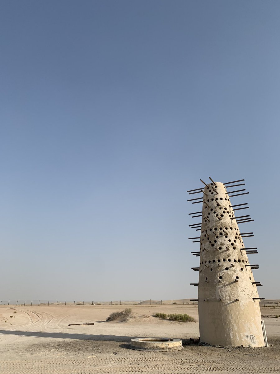 Poximity's tweet photo. Pigeon sanctuary - so the falcons know where to wait.

#Falcons #FlyEaglesFly #desert #wilderness #photography #AbuDhabi #UAE #birds #architecture https://t.co/wmqYePsCUR