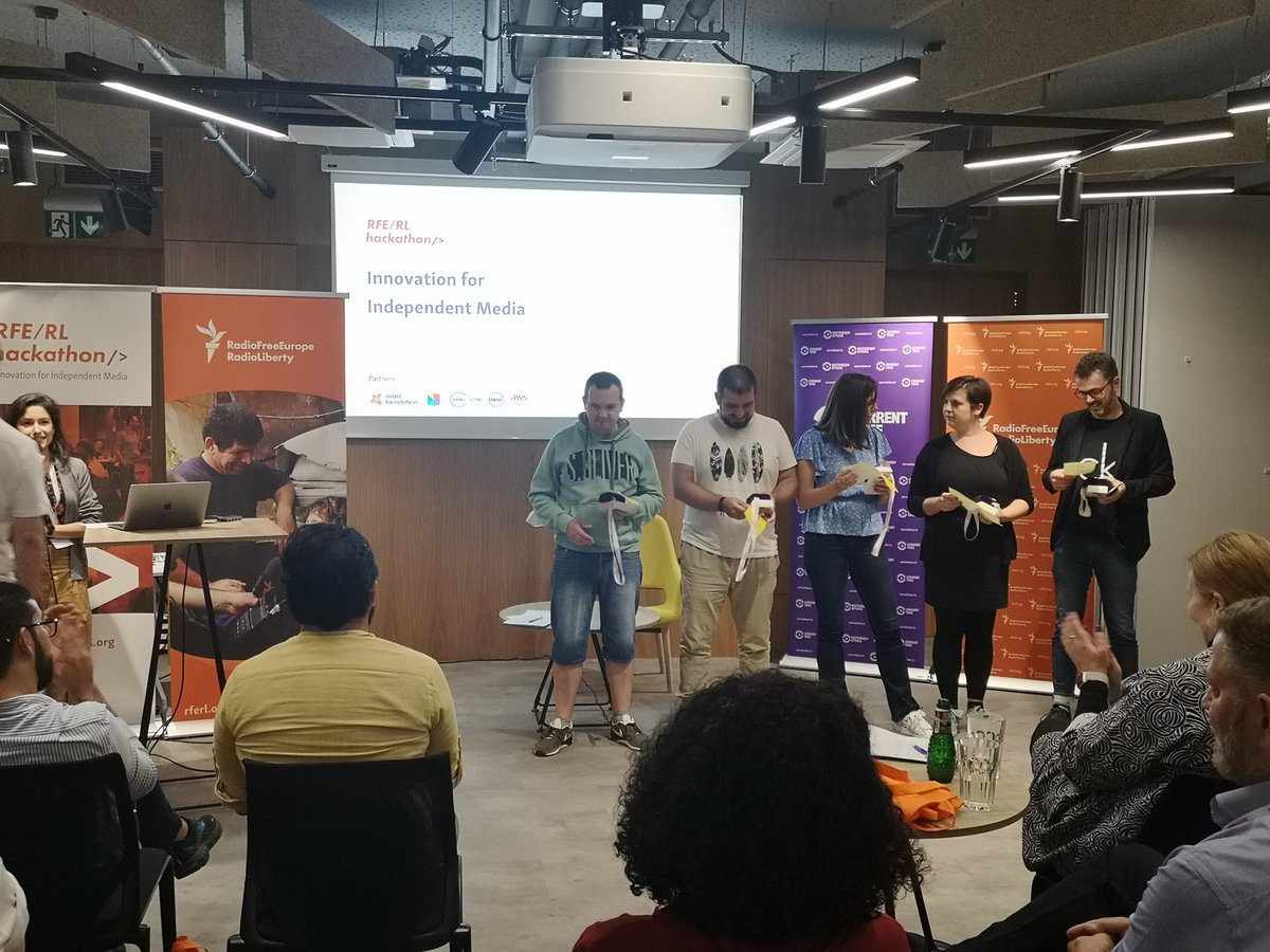 RFERL_Hackathon's tweet photo. Thank you all for participating in this year Hackathon and Conference. See you soon! #InternetFreedom https://t.co/CUzHGRTmZq