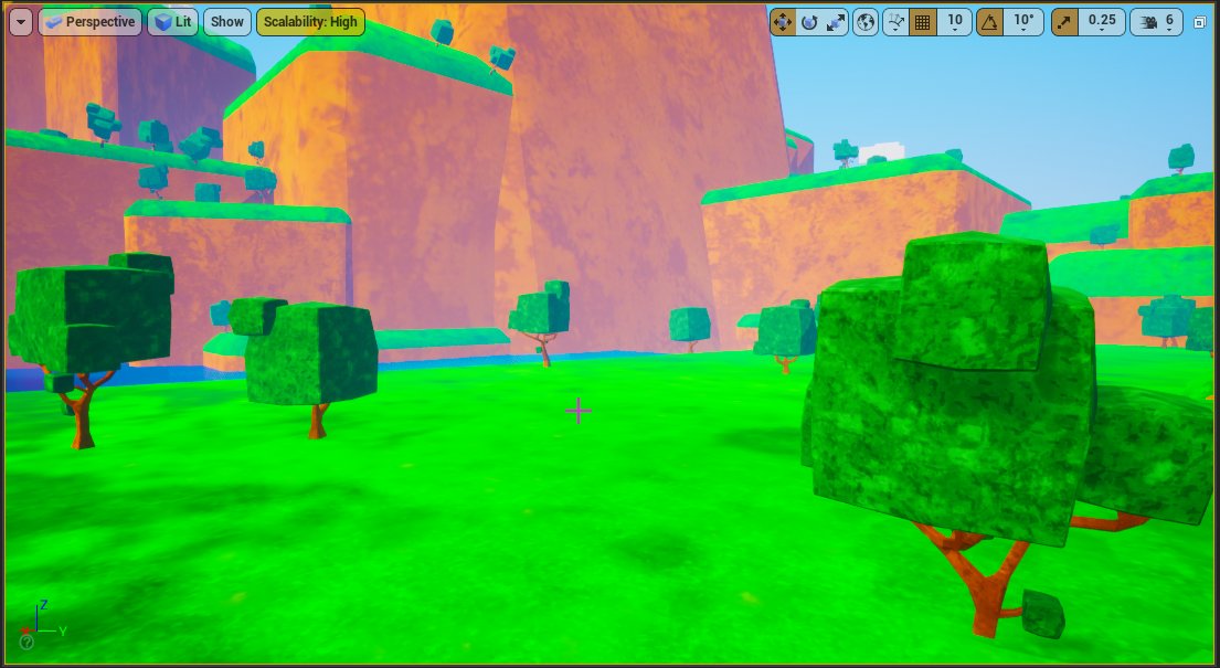 SkyWolfGameStds's tweet photo. It's been awhile since we teased much lately but #BattleForte is definitely progressing! Oh and it's #ScreenshotSaturday, remember when we said #Foliage? Here it is! Lots and Lots of #Cuuby #Trees!!
#unrealengine #blender #gamedev #indiedev #bf #environment #cube #blocky #toon https://t.co/dwxVLPmNyk