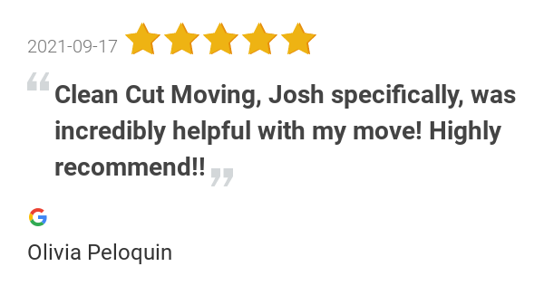 cleancutmovers's tweet photo. New 5.0-star Review: "Clean Cut Moving, Josh specifically, was incredibly helpful with my move! They met me at... https://t.co/YCuUeRT2t5