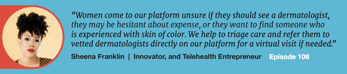 #106. Innovation as a solution to health inequities. Featuring K’ept Health CEO Sheena Franklin. podcasts.apple.com/us/podcast/inn… <a href="/KeptHealth/">K’ept.Health</a> <a href="/sharonlroy/">Sharon LaSure-Roy</a>