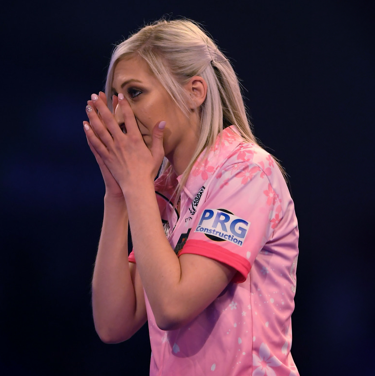 bet365's tweet photo. Dimitri Van den Bergh is ranked number five in the world and won the World Matchplay in 2020.

Fallon Sherrock has just come from 8-2 behind to defeat the Belgian and has reached her first ever PDC stage final.

What a moment. https://t.co/UopAsfc5Nf