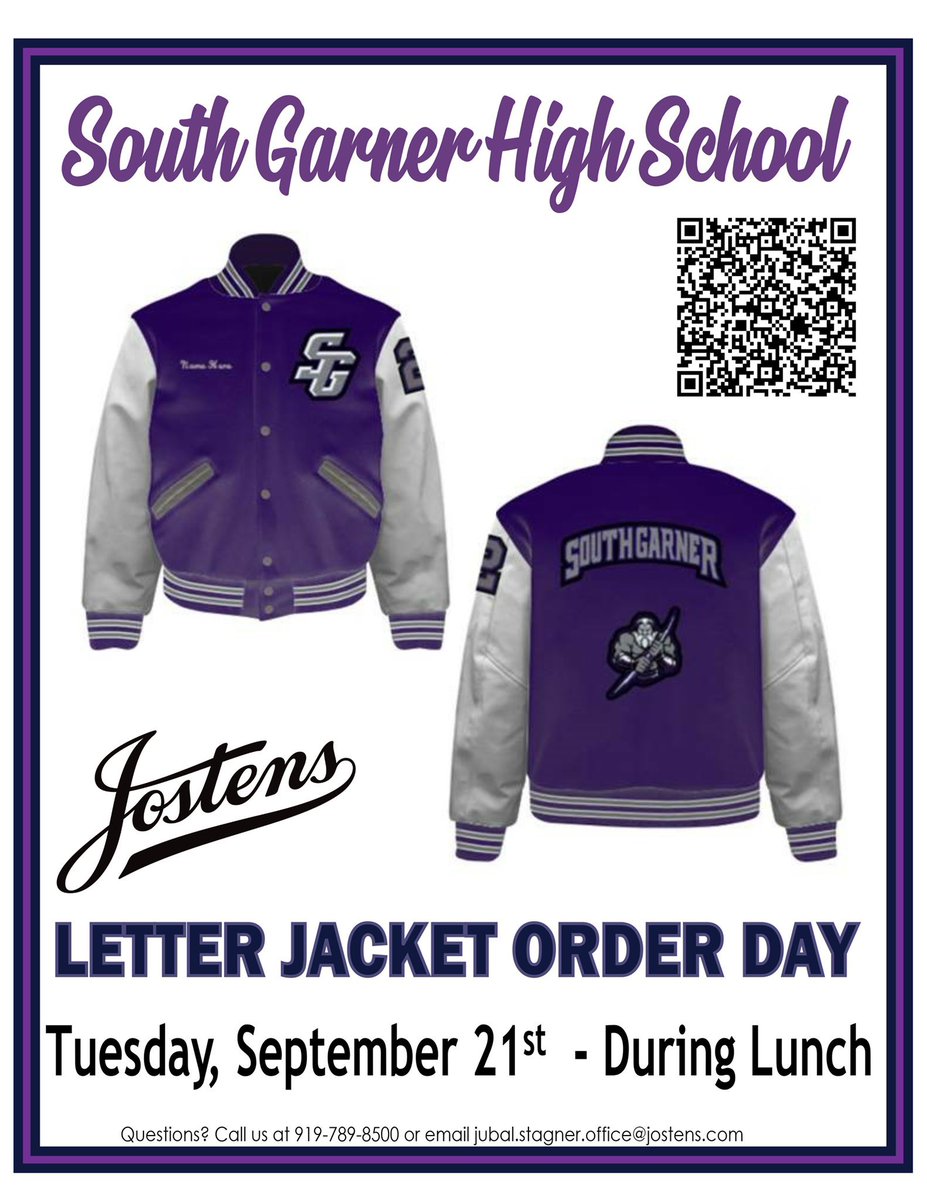Get your lettermans jacket!!