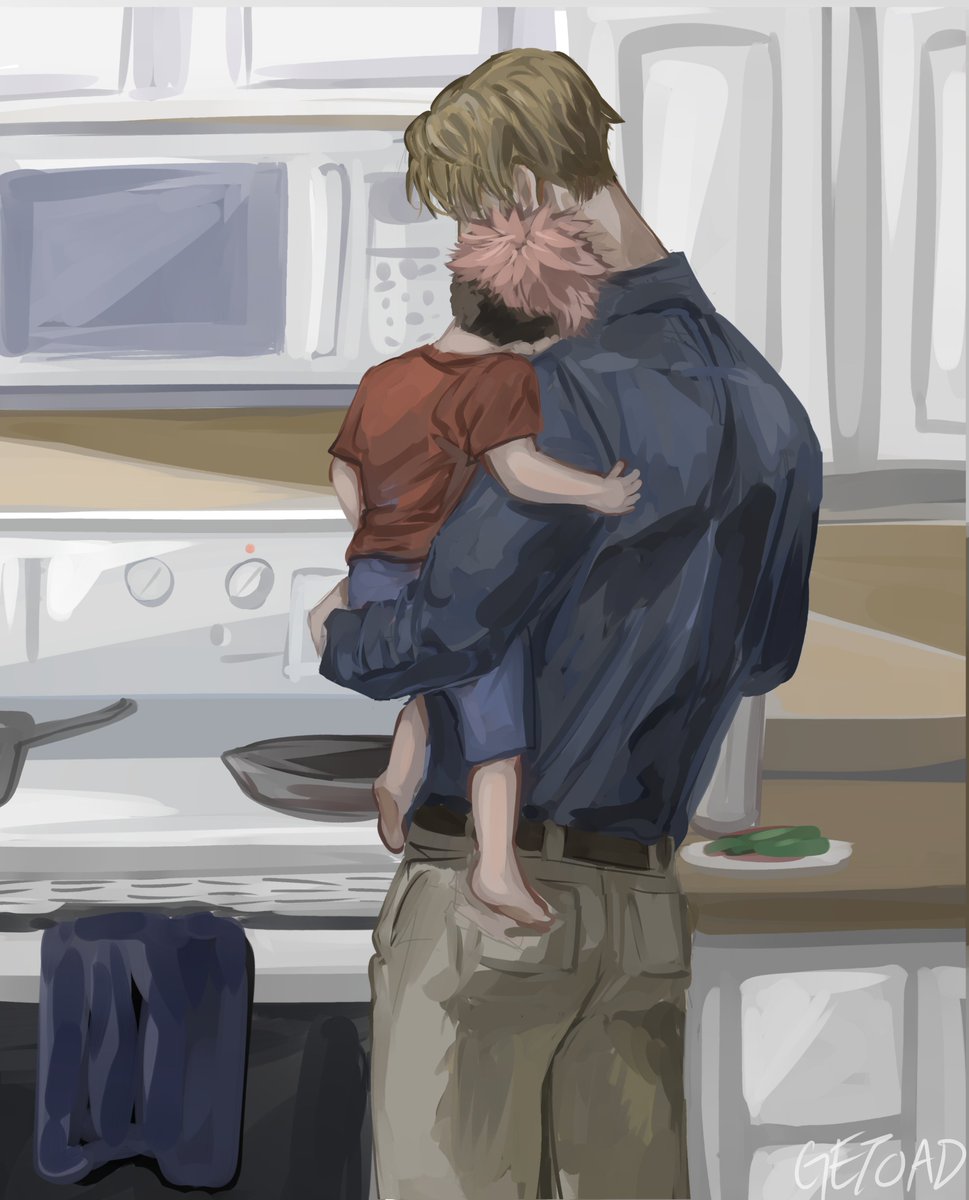 getoadd's tweet image. nanami cooking for bby yuuji