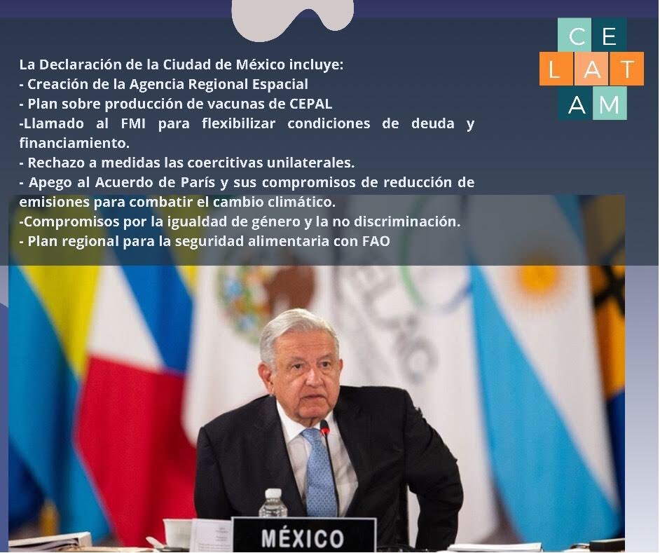 VI Cumbre de la CELAC 2021, algunos datos de la agenda a desarrollar👉🏻: