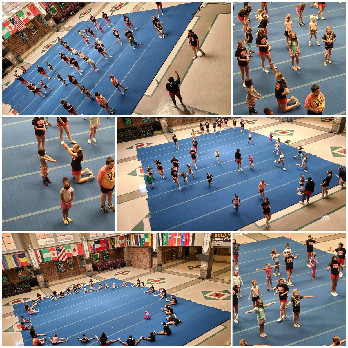 cheerCHSdogs's tweet photo. We had the best time ever at our Mini Bulldog Clinic! Can't wait for them to perform at Monday's @CHSbulldogfball JV game! @CentralBulldog @officialSPS https://t.co/LLtqmXMlZe