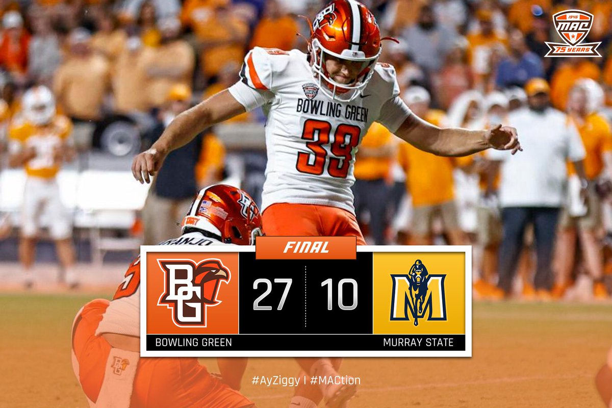 Nothing like coming away with a win on Homecoming. 

#AyZiggy | #MACtion