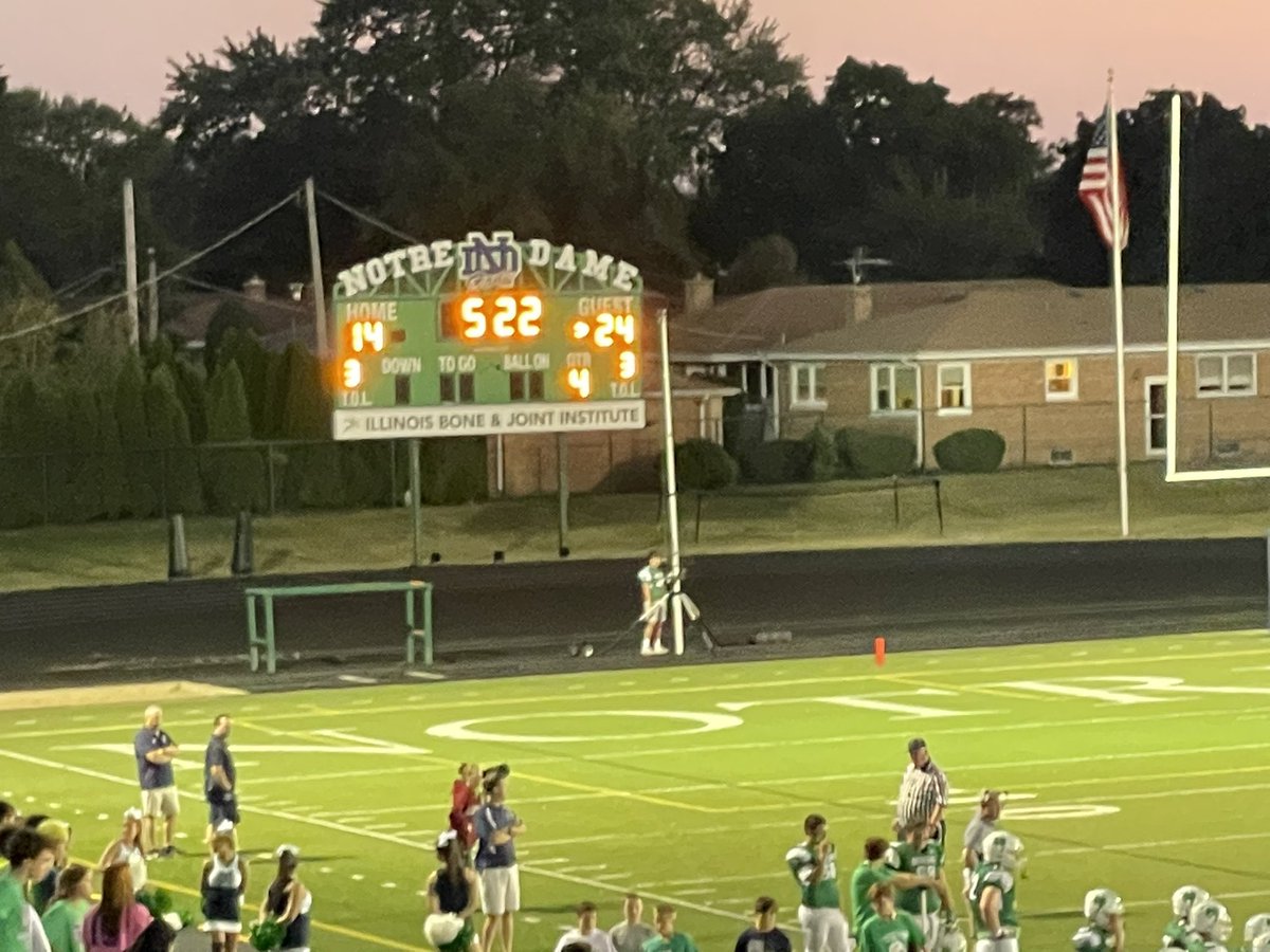Niles_Chamber's tweet image. Naz up 24-14