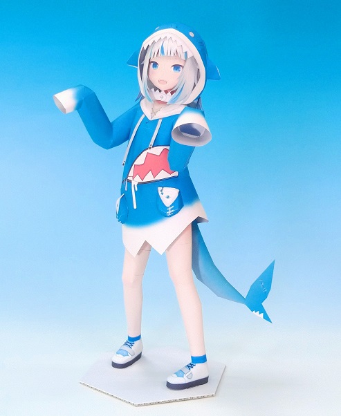 ペーパークラフト #ペーパーフィギュア #がうるぐら #ホロライブ
