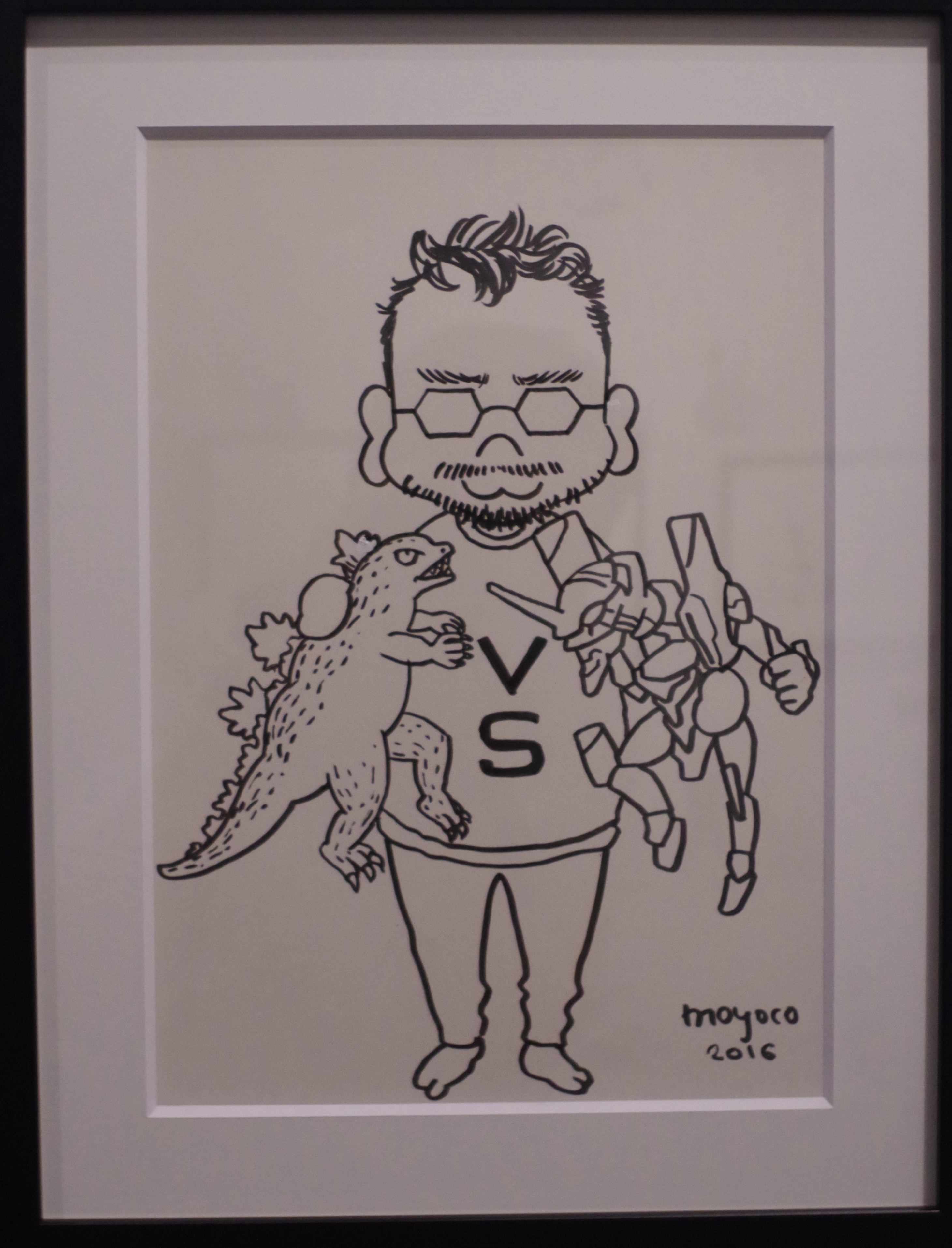 安野モヨコ 安野モヨコ展 Annormal 北海道立釧路芸術館 500点を超える イラストや原稿の展示を お楽しみいただけるのも いよいよ明日までとなりました 今日は ゴジラ対エヴァンゲリオン の イラストをご覧ください スタッフ T Co