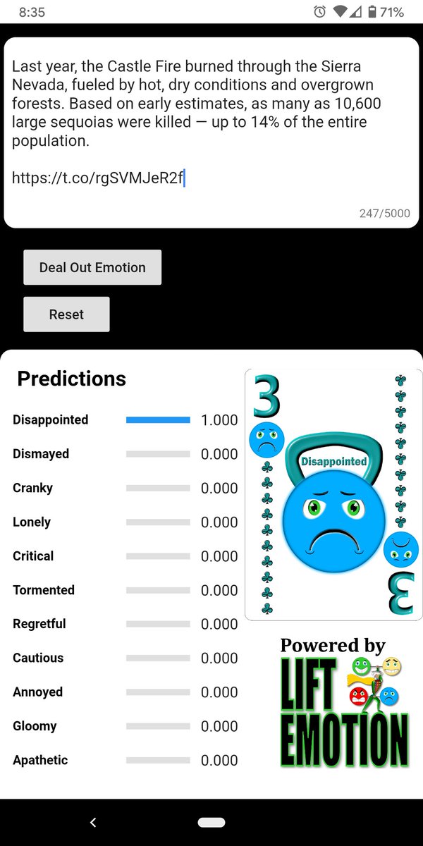 AFFECTxAI's tweet image. An AI model predicts the expressed emotion in the textual data.  

#NLP #NLProc  #EQ #EmotionAI  #Machinelearning #Sentiment #Technology #Neuroscience #DataScience #Data #Tech