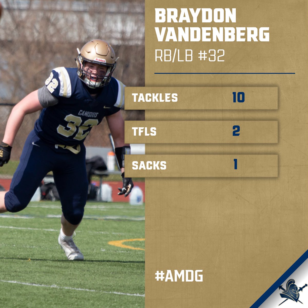 Several Crusaders showed out at Edinboro against McKeesport!

• Tyler Baker '22 set new school record for single-game passing yards
• Michael Doctor '23 &amp; Lamar Thomas '22 each surpassed the century mark in rec yards
• Braydon Vandenberg '22 helped lead stout defensive showing