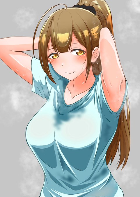 Tシャツ千雪さん。
#シャニマス  #桑山千雪 