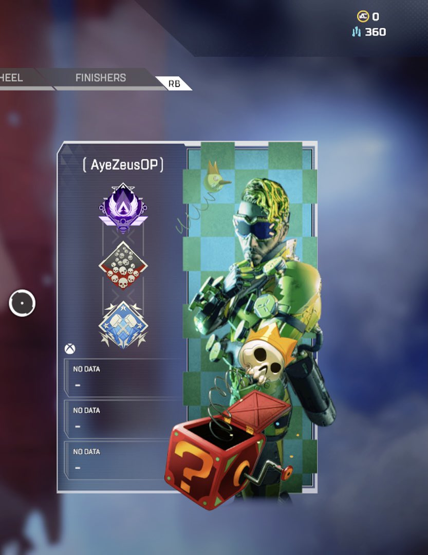 Zxus2x's tweet image. Apex Acc For Sale! 4 ( 20 Bombs) 5 (4K’S) Masters Trail Bloodhounds Heirloom #ApexLegends