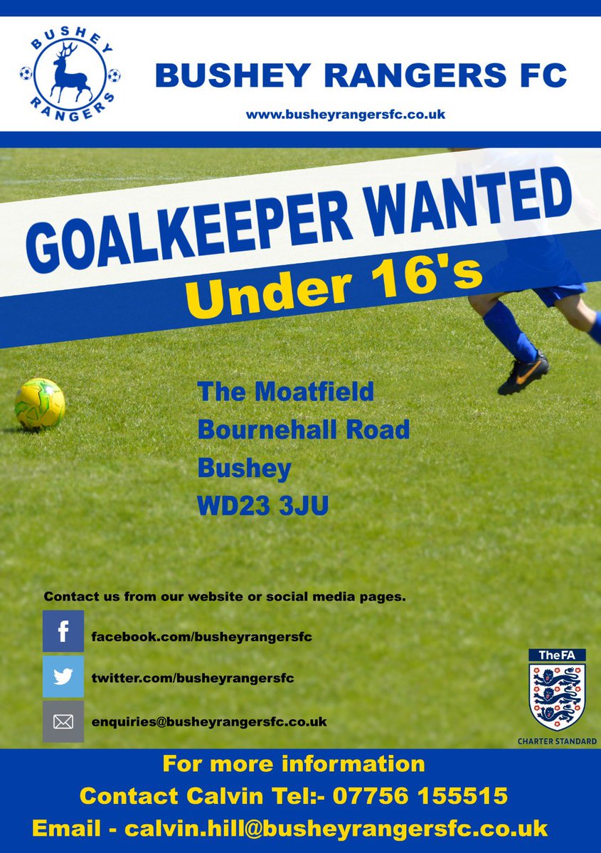 Bushey Rangers FC (@busheyrangersfc) on Twitter photo 