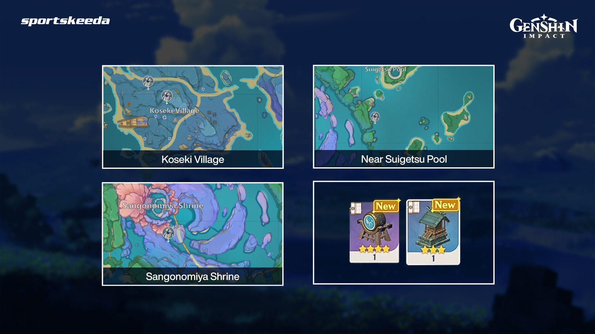 Sportskeeda Genshin Impact on Twitter "All 4 locations to find Large