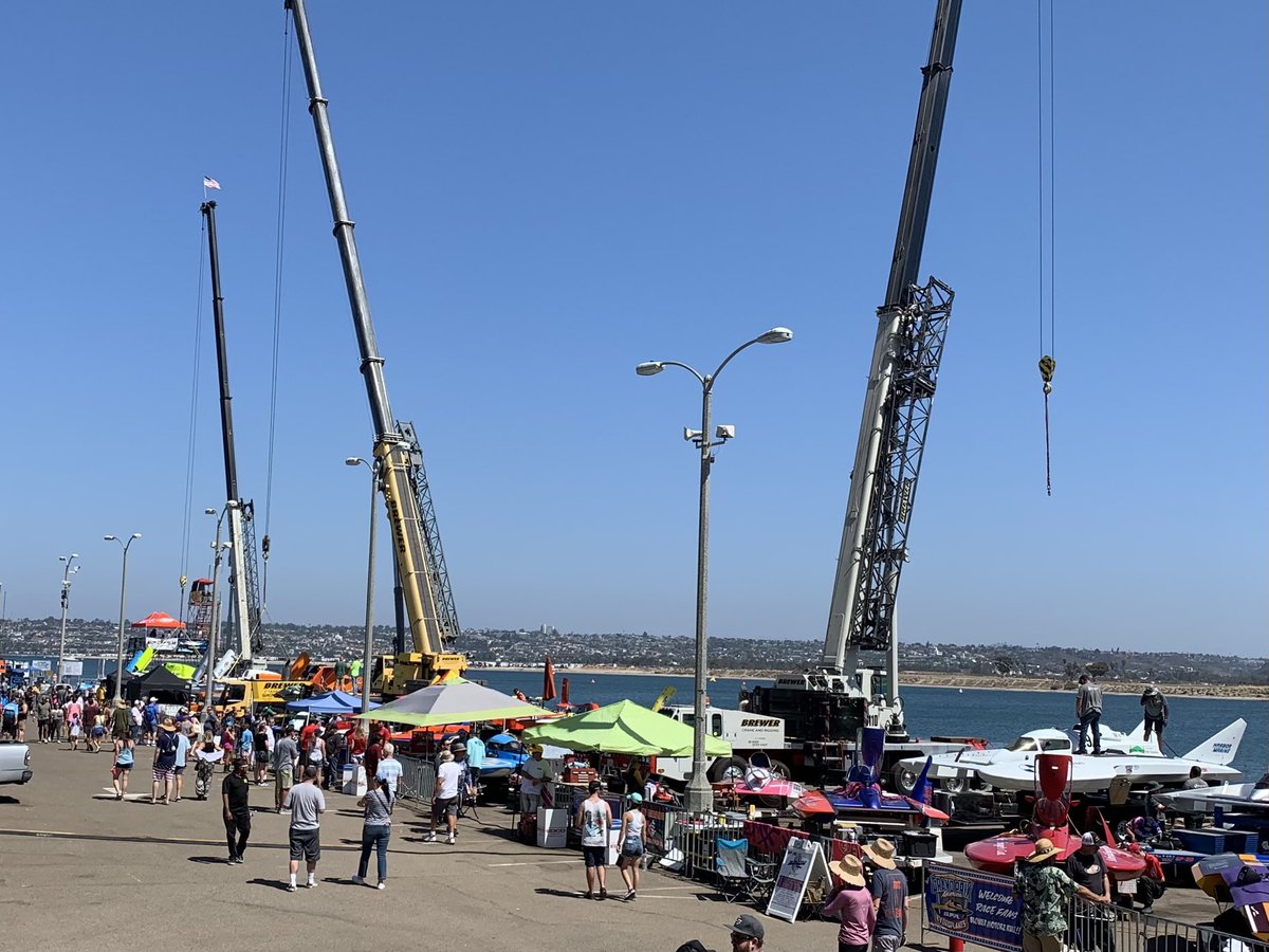 SD_Bayfair's tweet photo. Itโs a beautiful day in the pits at โฆ@HomeStreetBankโฉ #SanDiego #Bayfair. Take a tour and get up close and personal with these amazing race #boats! https://t.co/Rj9FNFgxTZ